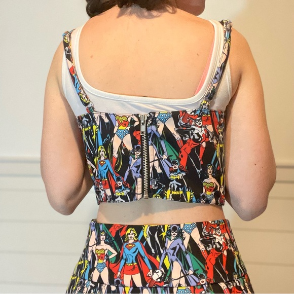 Dolls kill / DC collab corset/skirt set - Picture 8 of 16